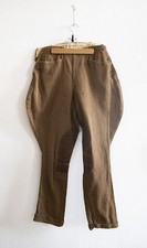 1930s Cotton Twill Trousers Button Fly Breeches Jodhpurs 1920s 20s 30s