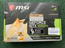 MSI GeForce GTX 1050 Ti 4GT LP Black Graphics Board Used