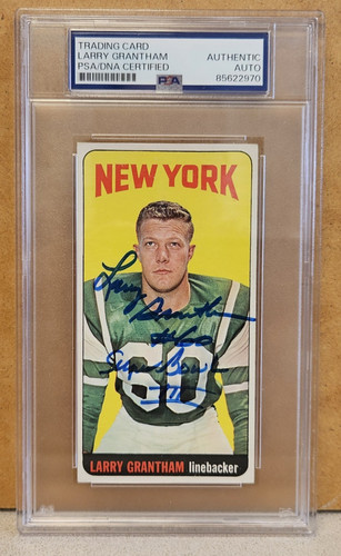 Larry Grantham #114 1965 Topps card