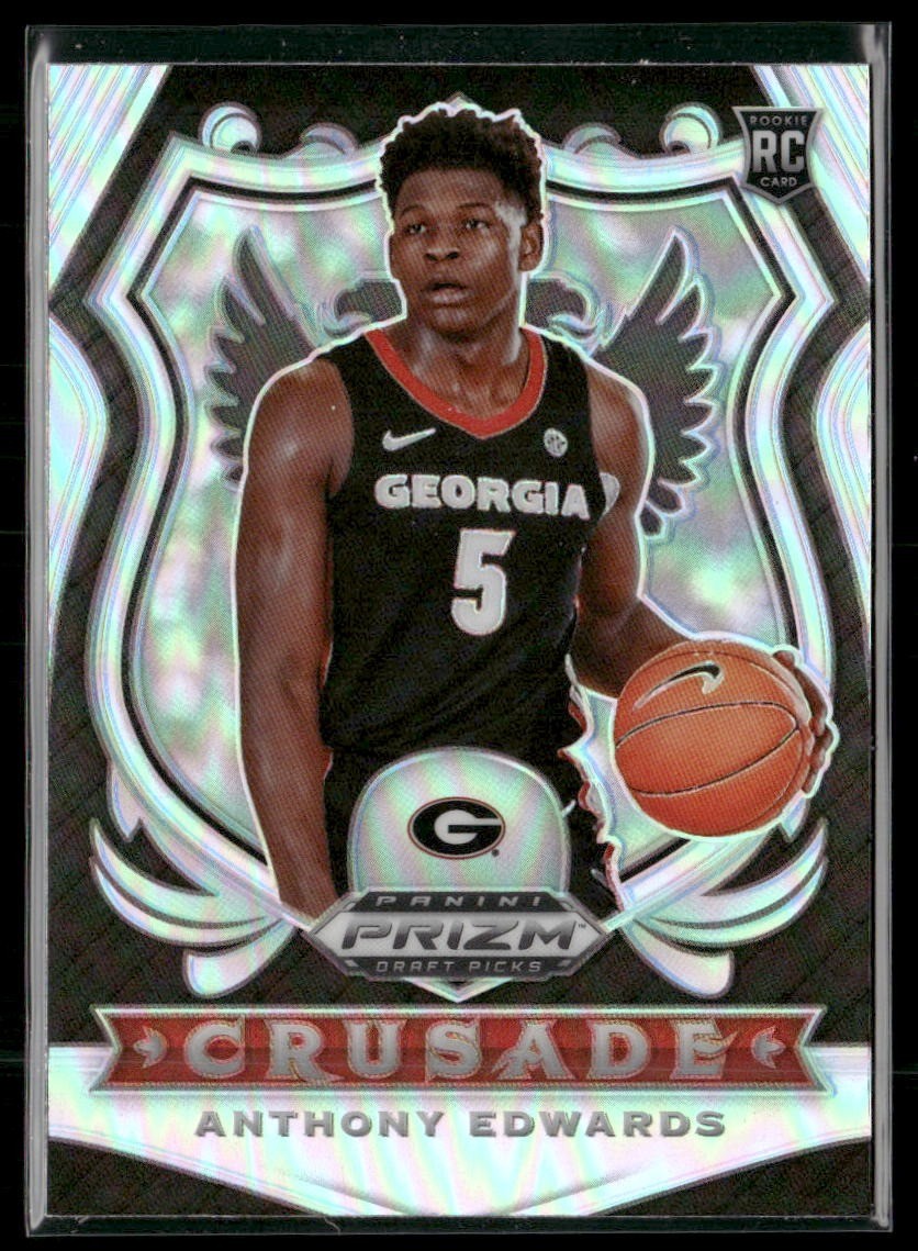 2020 Panini Prizm Draft Picks Collegiate #81 Anthony Edwards Silver
