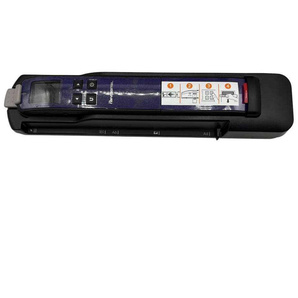 Pandigital Handheld Wand Scanner w/ Feeder Dock Dark Purple PANSCN09PU Open Box - Image 3 of 4