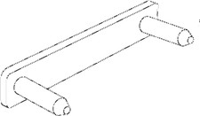 1x 147789 - Connecteur pour canapé modulable IKEA VALLENTUNA