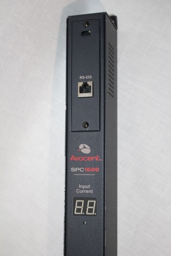 New Avocent SPC1600-AM Secure Power Control Strip 120V 16 Outlet, 116" Cord $995 - Picture 6 of 9