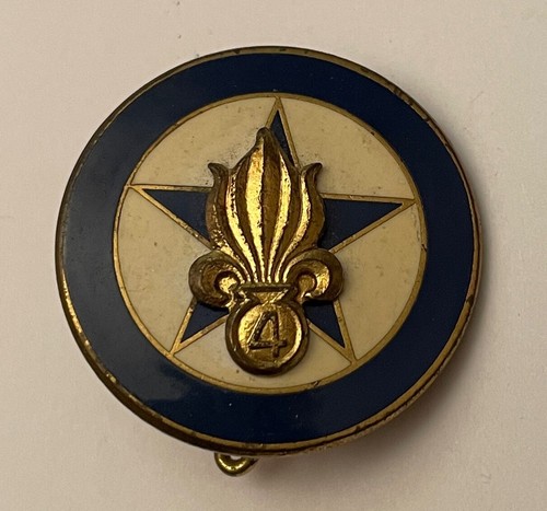 INSIGNE LÉGION ÉTRANGÈRE. 4°Compagnie du 2°REI. Crée en 1984. Bronze