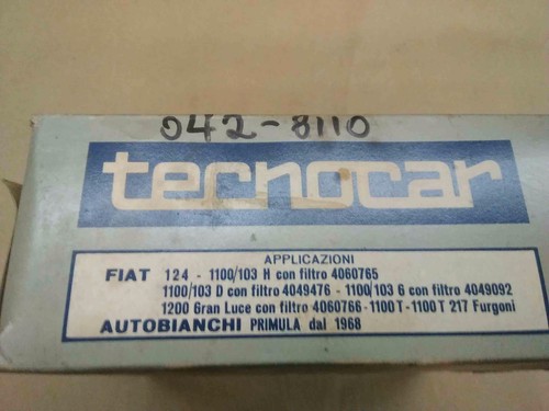 Fiat 124 1100 1200 Air Filter Technocar A-662 Beck Arnley 042-8110 NOS - Picture 3 of 7