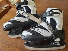 Gebrauchte Kinderschlittschuhe, größenverstellbar, Größe 32-35, HySkate Junior