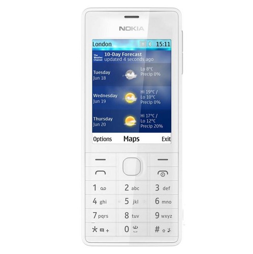 Original Unlocked Nokia 515 Dual Sim 2.4" 5MP Bluetooth JAVA FM 3G Mobile Phone - Afbeelding 5 van 9