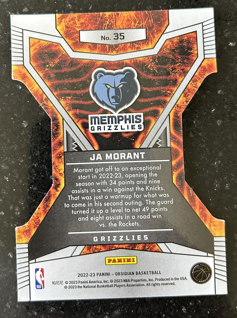 22/23 Panini Obsidian Hobby Exclusive VOLCANIX Case Hit SSP