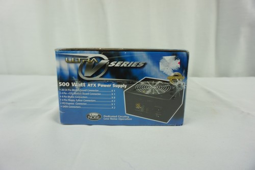 Ultra V Series Switched Power Supply 500W ATX 120mm Fan NEW - Photo 2/6