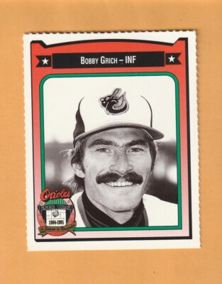 Bobby Grich Baltimore Orioles 1991 Crown card #165 UCLA Bruins 7V