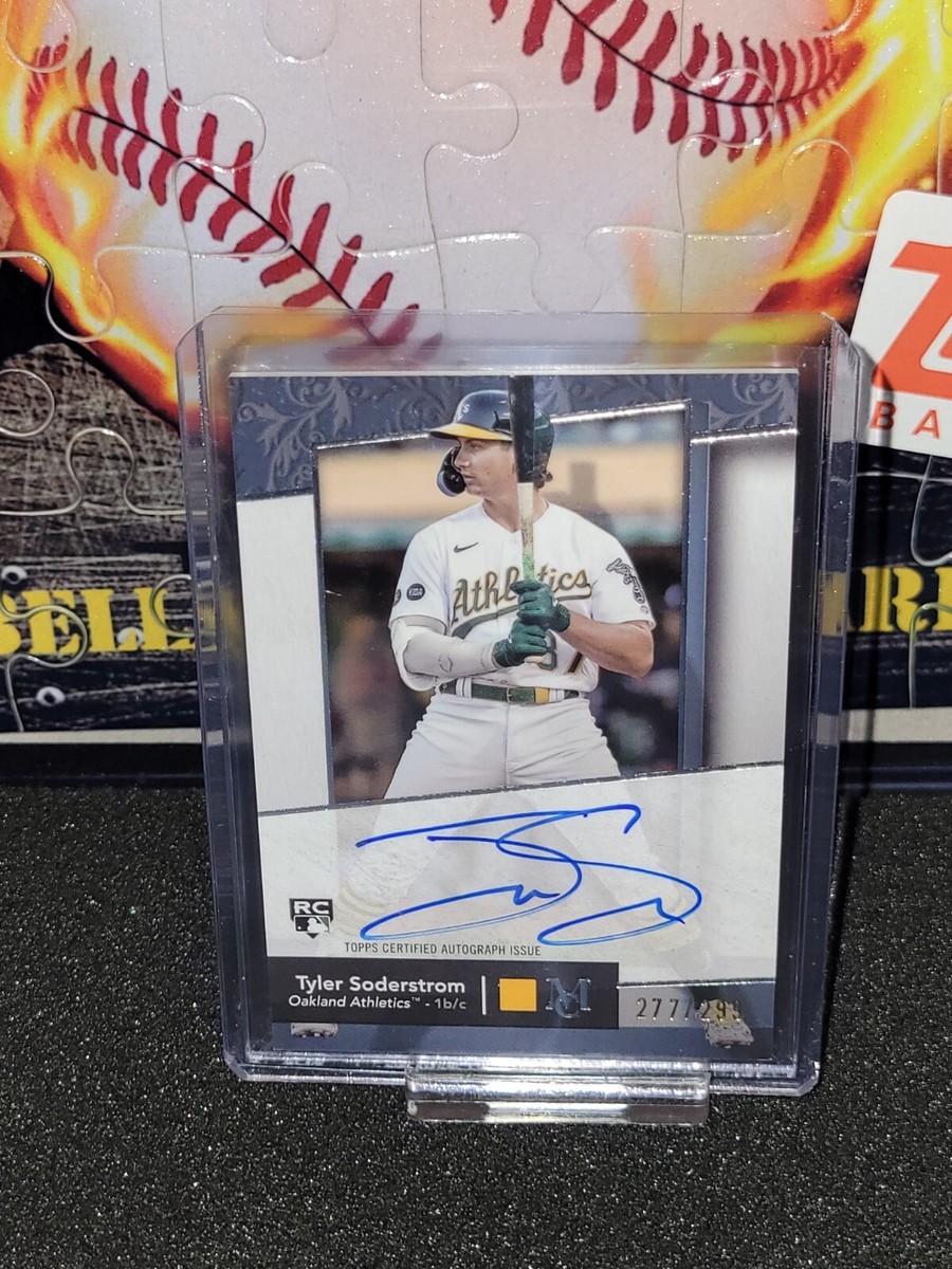 TYLER SODERSTROM 直筆サインボール A's 2024 Topps Museum Collection Archival Autographs Tyler Soderstrom