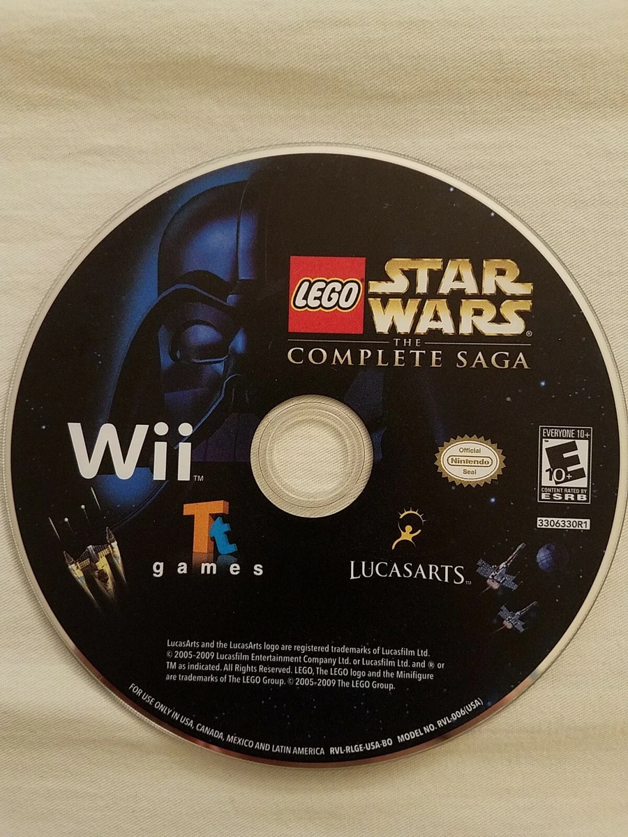 Nintendo Wii Lego Star Wars The Complete Saga Disc only