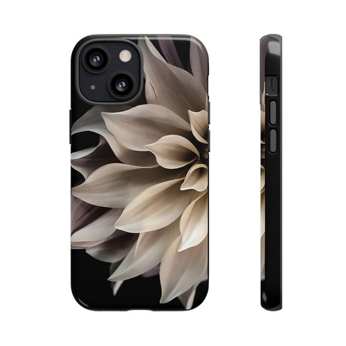 Tough Case For iPhone, Samsung Galaxy, Pixel, Cream Dahlia Flower Print - 第 80/223 張圖片
