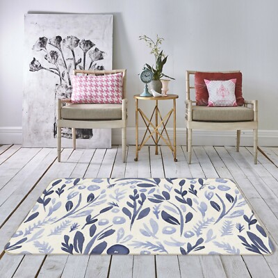 3D Simple Painted Leaves NAO5601 Game Rug Mat Elegant Photo Carpet Mat Fay