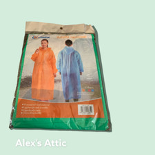 Women Men Adults Waterproof Jacket Raincoat Rain Coat Hooded Poncho Rainwear NEW