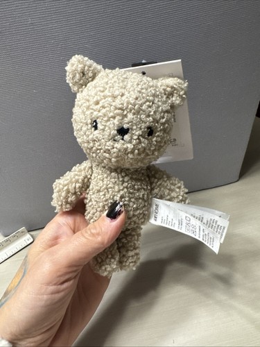 H&M Home Stuffed Animal Plush Teddy Bear Baby Gift Shower Tan Rattle New - Picture 8 of 8