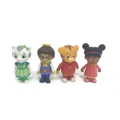 Daniel Tiger's Neighborhood Friends Figures Set 4 Prince Kittycat Miss Elaina
