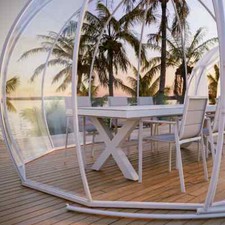 Struttura da Giardino BOLLA UP, Cupola Geodetica a Forma di Bolla Trasparente