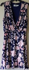 Eliza J Women's Blue Floral Dress Size 4 New