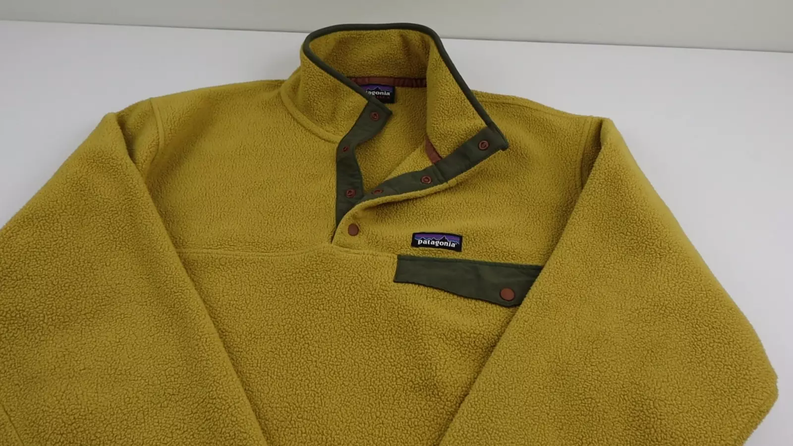 patagonia synchilla snap-t fleece coat alpha green jacket