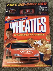 Bill Elliott Dodge Countdown To Daytona Wheaties Cereal ...