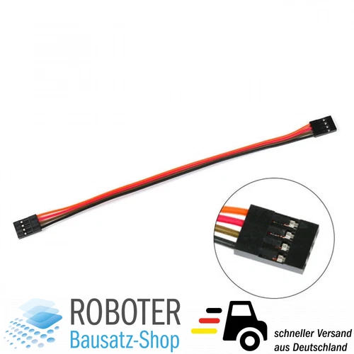4 Pin Jumper Kabel 2.54mm Buchse-Buchse 20 cm Arduino Raspberry DIY Elektronik