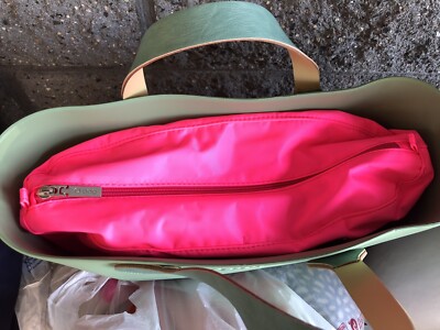 Obag O Bag Sage Green Handbag Italy With Dust bag. NEW | eBay