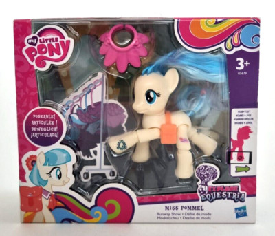 My Little Pony Bewegliches Pony Hare blau Miss Pommel Modenschau Hasbro