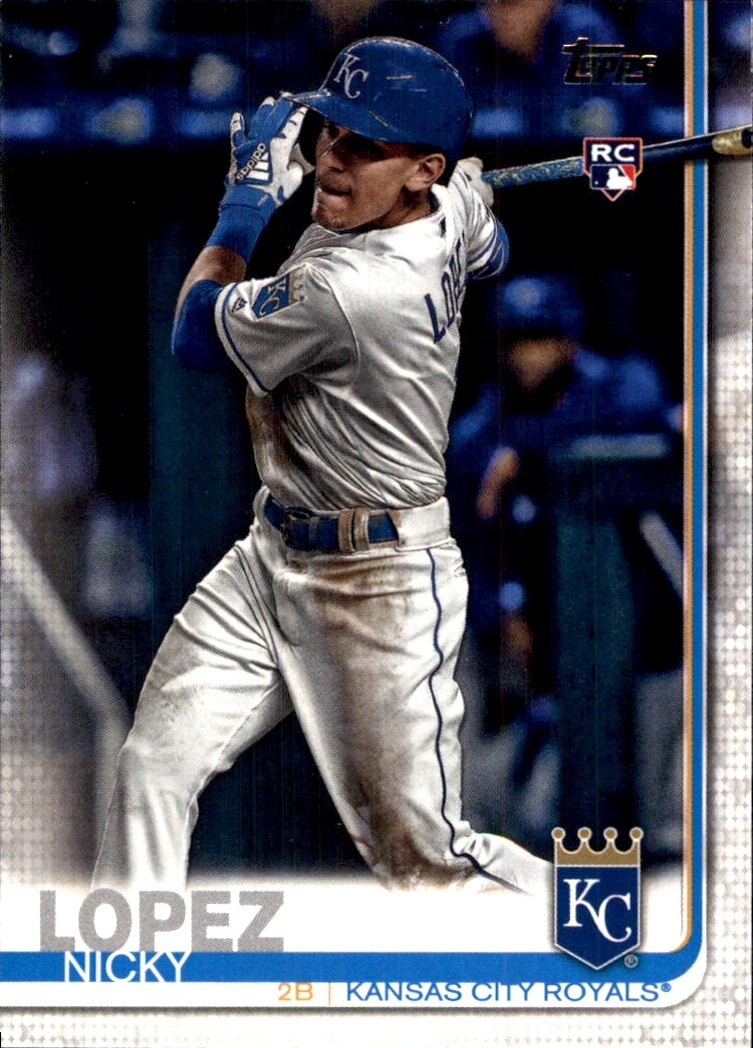 2019 Topps UPDATE #US202 Nicky Lopez RC ROOKIE kansas city royals