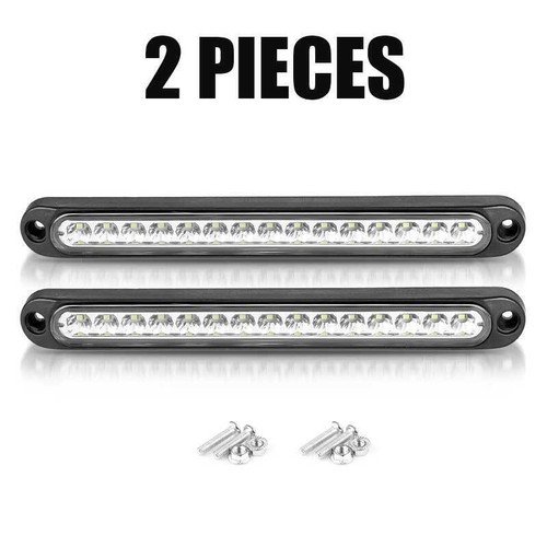 15 LED Tail Lights Brake Indicator Reverse Slim Strip RV Trailer Lights UTE STOP - Picture 9 of 10