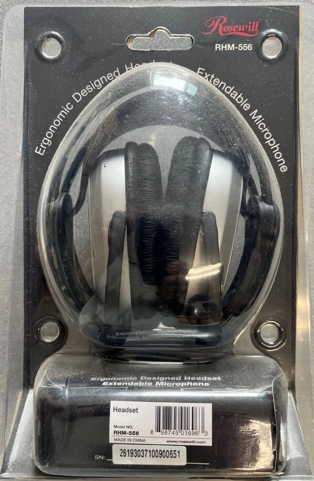 Rosewill Headset and On-Cable Microphone 2x 3.5mm Jacks Mic-In & Audio Out - Image 3 of 4