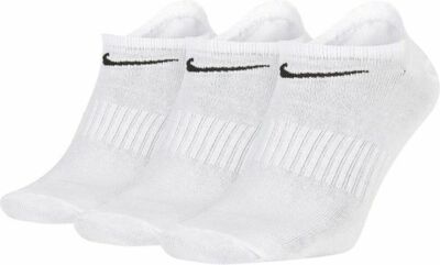 Nike Socken Füßlinge No Show Dri Fit Sneaker Sport kurzesocken Baumwolle Weiß