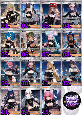 KRONOS KARDZ - Pokemon Custom Full Art  WAIFU Supporter | NIGHT CITY