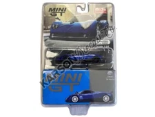 CHASE Pagani Zonda F Blu Argentina (Mini GT) Diecast 1:64 Scale Model - MGT00408