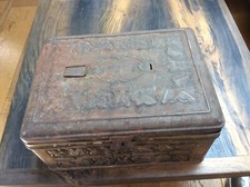 Rusty Vintage J&J Colman Tin-Floral Design-Purveyors Mustard &Starch to The King