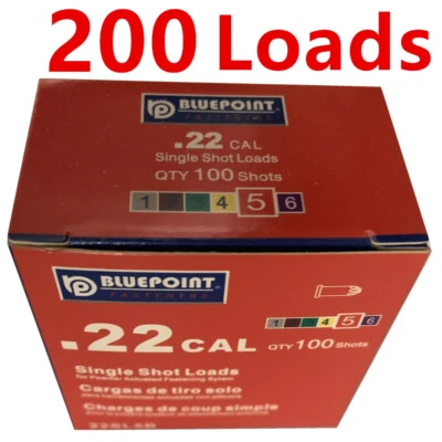 BLUEPOINT 200 Level-5 Red Loads for Dog Tainting Dummy Launcher/DT Systems,Long Range 200'