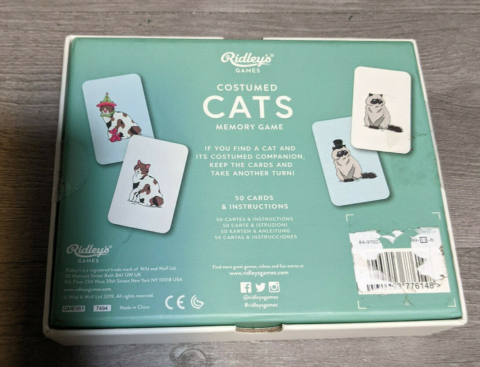 Heads & Tails: A Cat Memory Game: Match Up Iconic Cats - Rizzoli New York