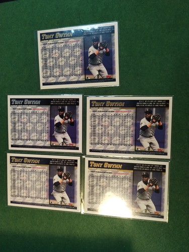 1998 Topps #1 Tony Gwynn Lot Inaugural Diamondbacks Rays Minted in Cooperstown - Bild 5 von 5