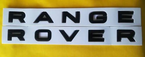 Range Rover logo glossy black evoque sport vogue velar land rover coat of arms - Picture 5 of 5