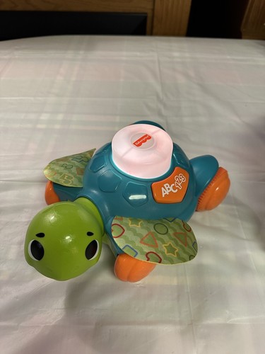 Fisher-Price Linkimals Sit-to-Crawl Sea Turtle Light-up Singing Musical Roll Toy