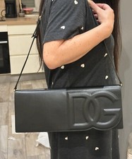 sac a main dolce & gabbana en cuir noir