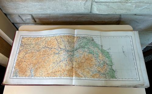 1924 Ordnance Survey Map of Scotland Book 18 Folios on Linen Southhampton Office - Picture 16 of 23