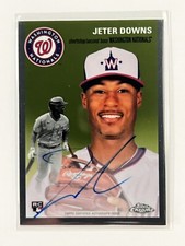 2023 Topps Chrome Platinum Nats Jeter Downs RC Auto Base Rookie On Card Auto