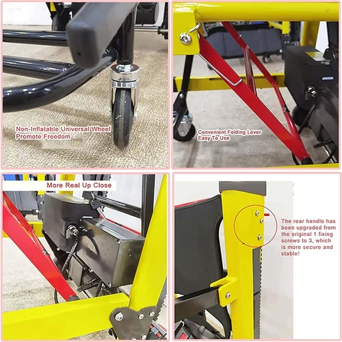 Elektrischer Rollstuhl Treppenrollstuhl Treppenmobilitätshilfe Treppensteiger - Bild 8 von 19