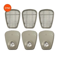 Replacement for 3M 6006 Multi Gas / Vapor Cartridge Cartridge Filters 3 Pair