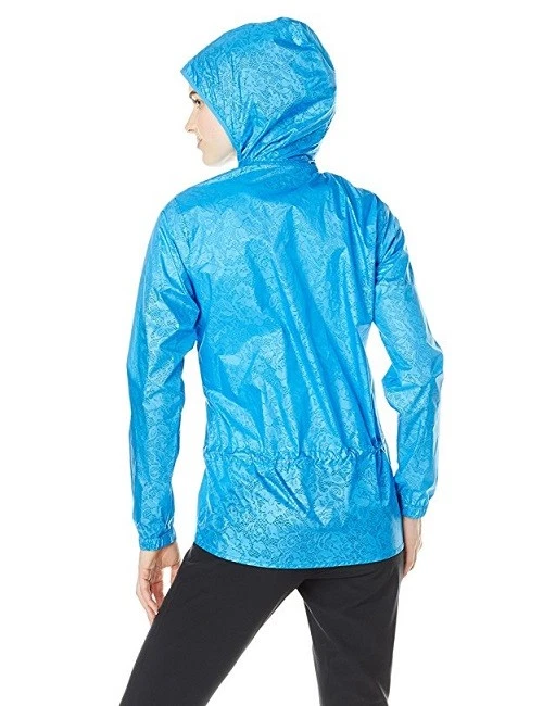 Chaqueta Cortavientos Helly Hansen Correr Ligera Repelente al Agua Capucha Azul Pequeño Foto 2 de 3