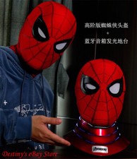 Eyes Control 1:1 Spiderman Helmet Remote Control Wearable Mask Cosplay Prop Gift