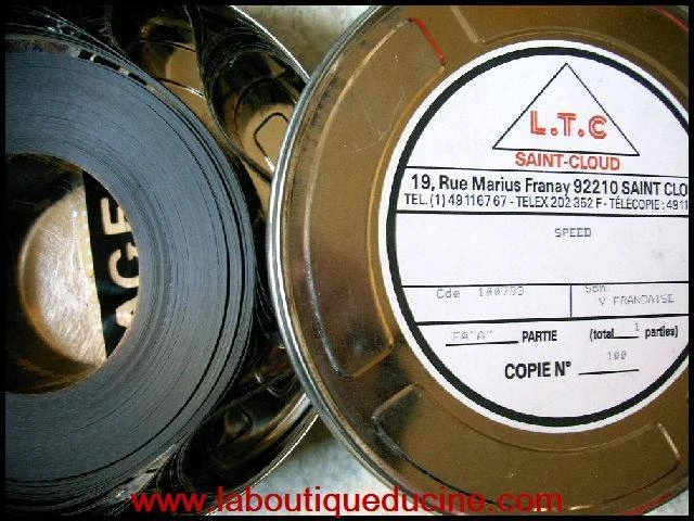 SPEED Bande Annonce / Pellicule Cinéma / Movie Trailer 35 mm KEANU REEVES