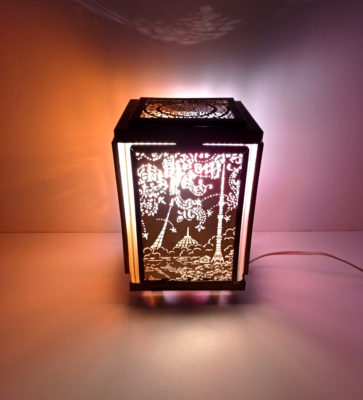 USSR vintage retro color night light Lights of MOSCOW. Soviet