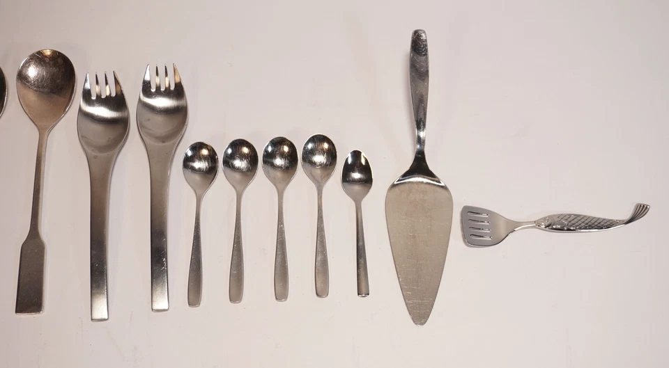 Vintage Design Cutlery Set WMF Cromargan + MK Salad Set Zn.4 - Image 3 of 4
